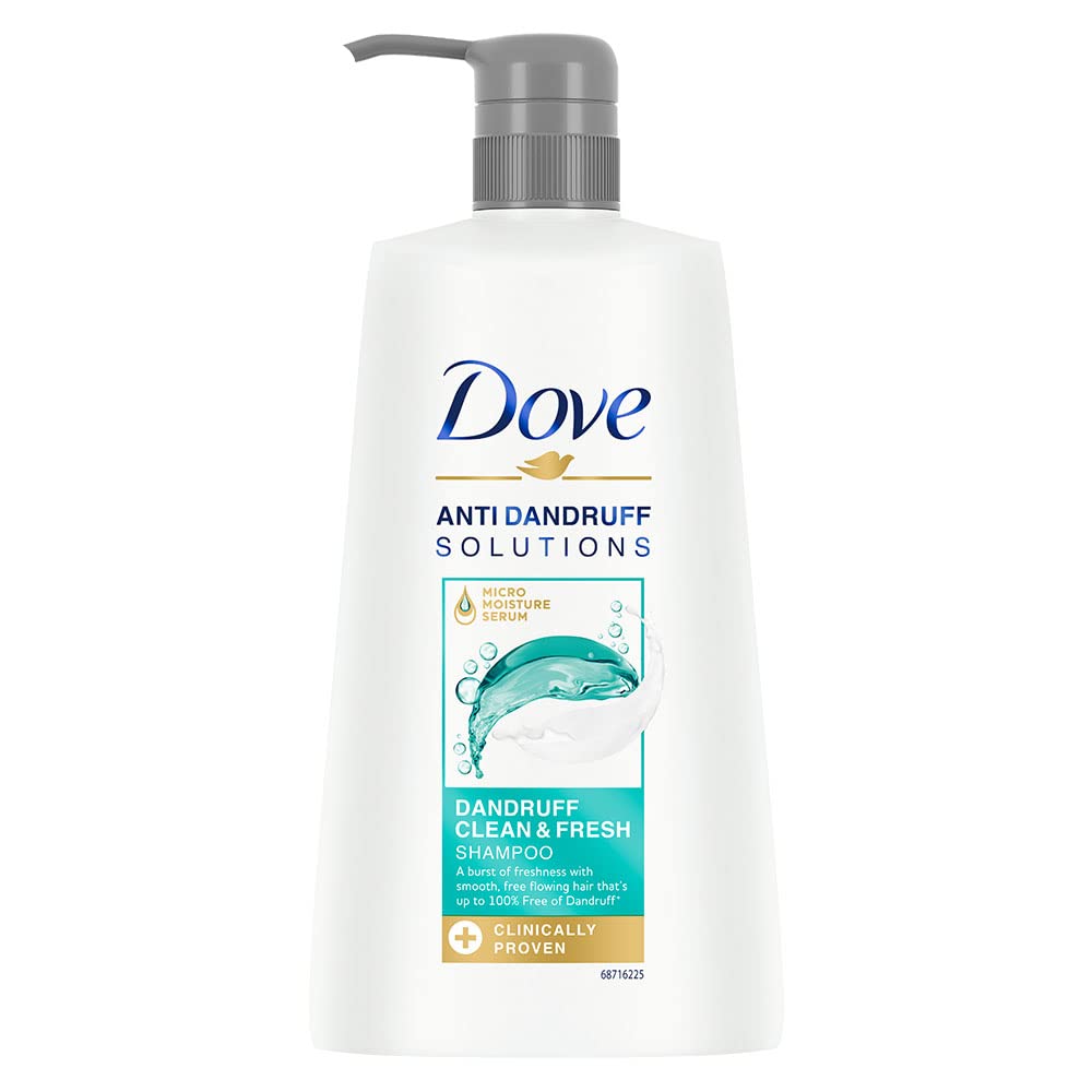 Dove anti dandruff shampoo 650 ml front bottle view