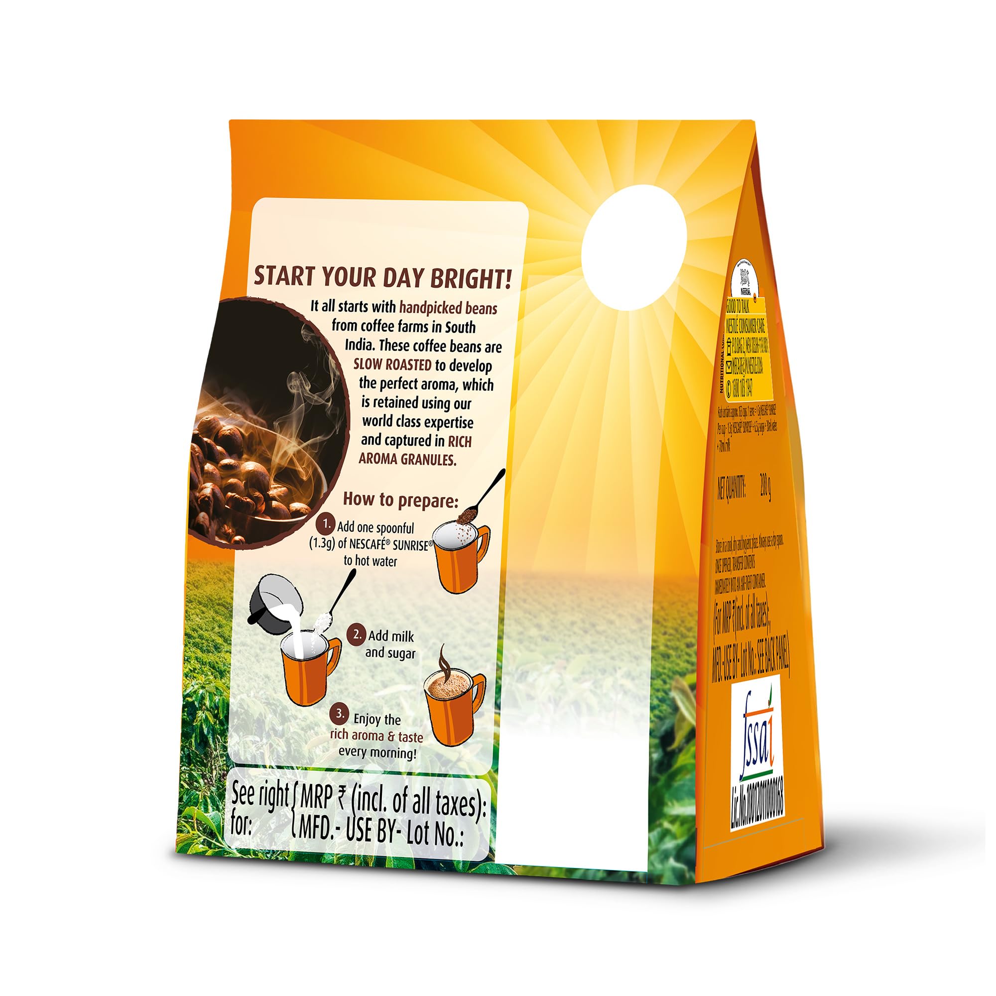 NESCAFE SUNRISE Instant Coffee Powder Stabilo – view 2