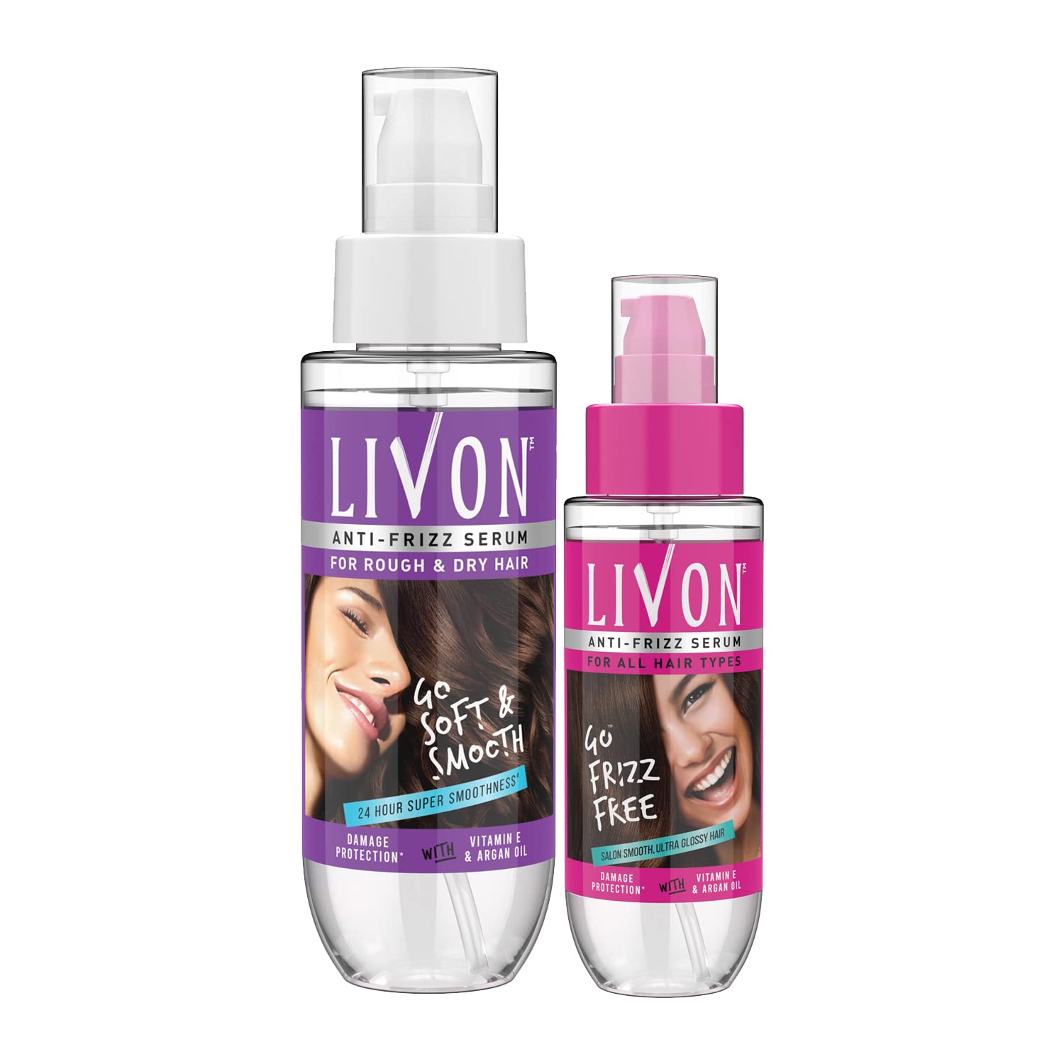 Livon argan oil hair serum for frizz control and smoothness