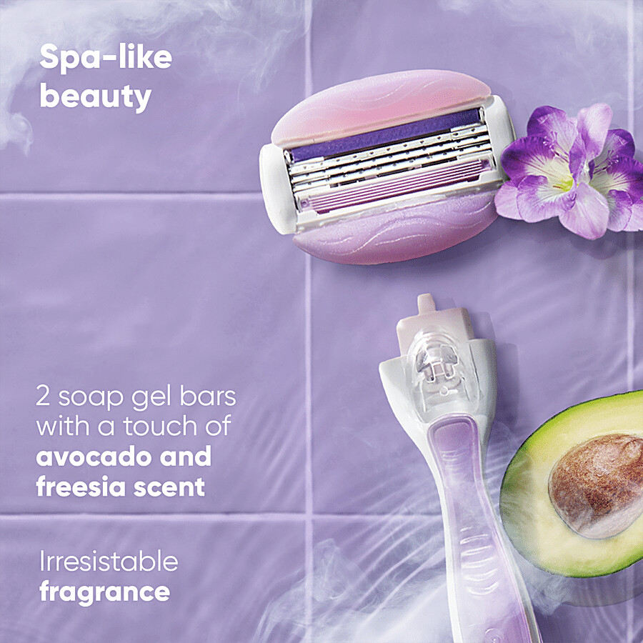 Gillette Venus Breeze Hair Removal Razor Blade/Refill - Gel Bar With Avocado Oils & Freecia Scent 1 pc – view 2