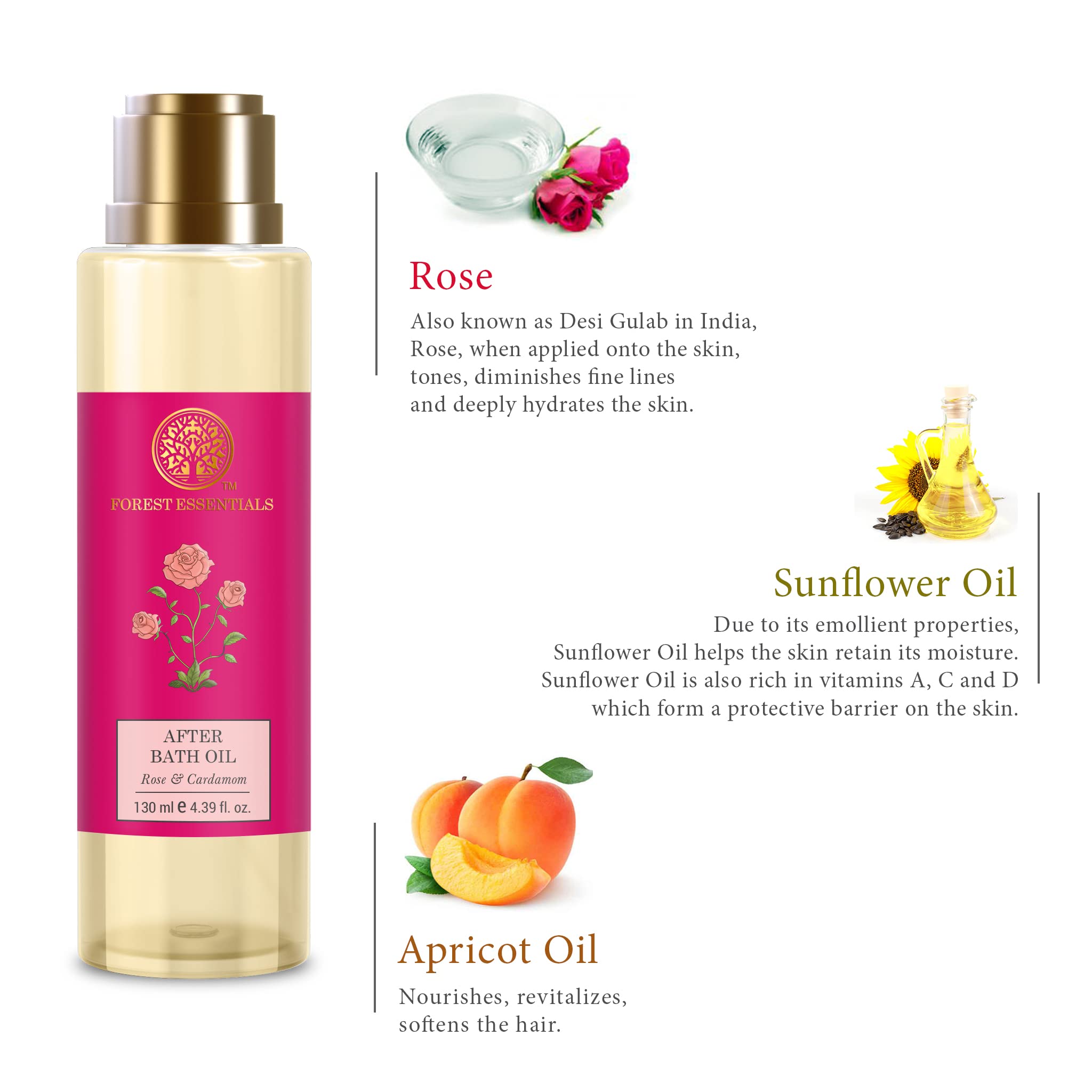 Forest Essentials After Bath Oil Indian Rose Absolute – view 6