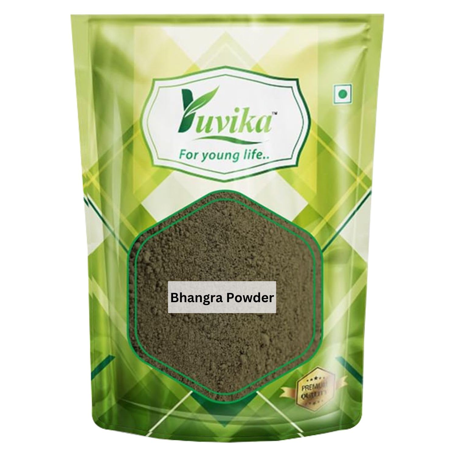 Yuvika Bhringraj powder packet with 100 gram pack size