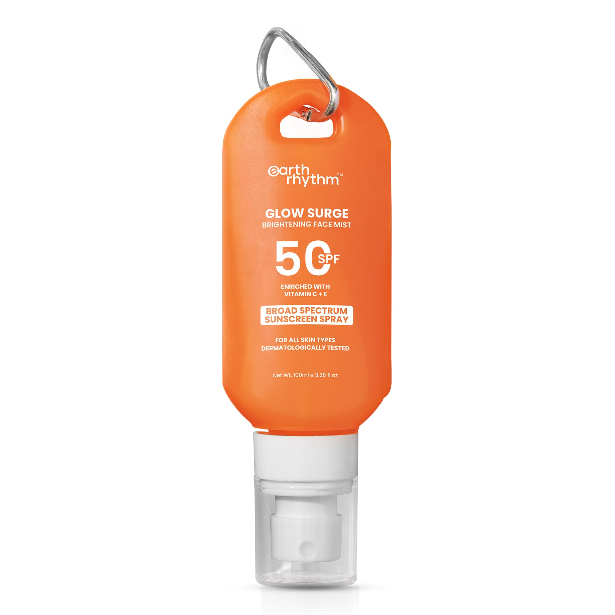 Vitamin C and E brightening SPF 50 sunscreen spray