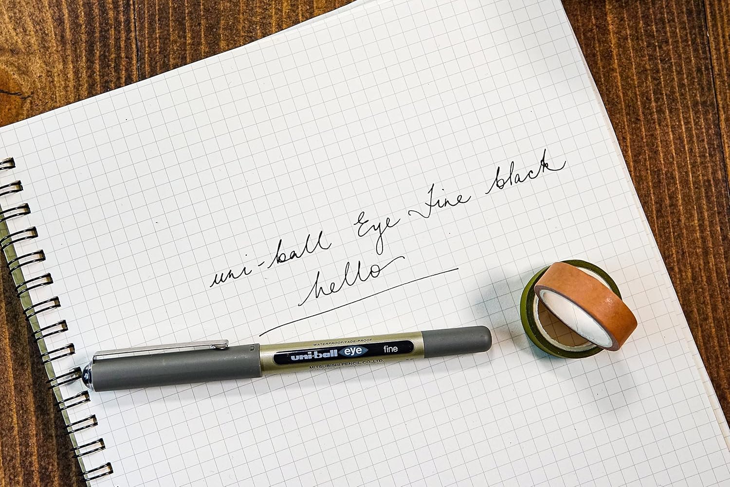uni-ball Eye UB157 0.7 mm Roller Ball Pens, Black Ink, Pack of 12 – view 4