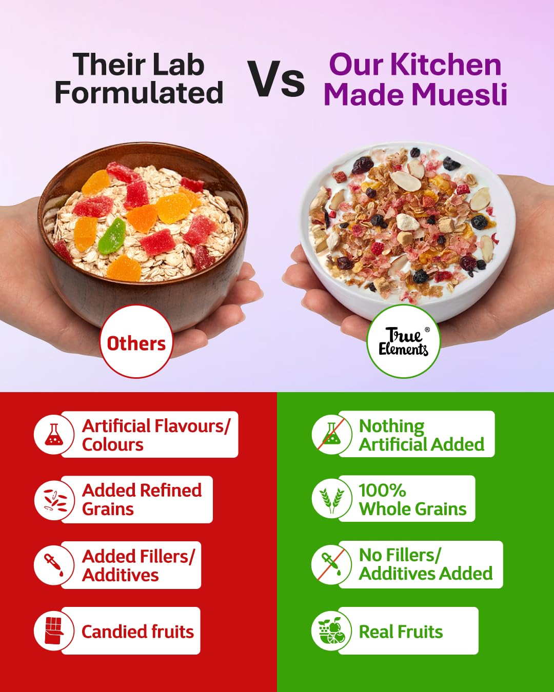 True Elements Fruit & Nut Crunch Muesli 700g - Buy 1 Get 1 FREE – view 4