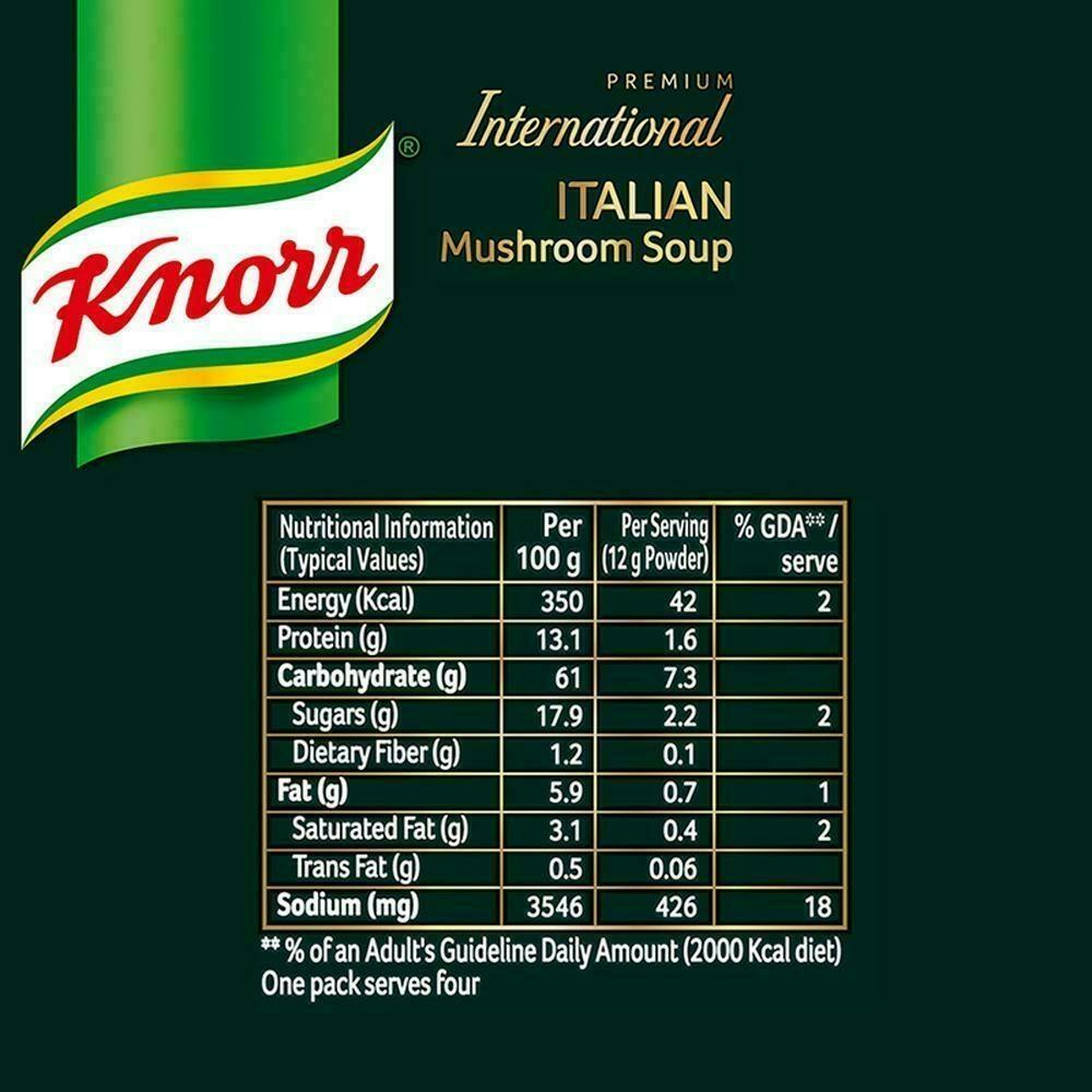 Knorr International Italian Mushroom Instant Soup 46 G – view 6