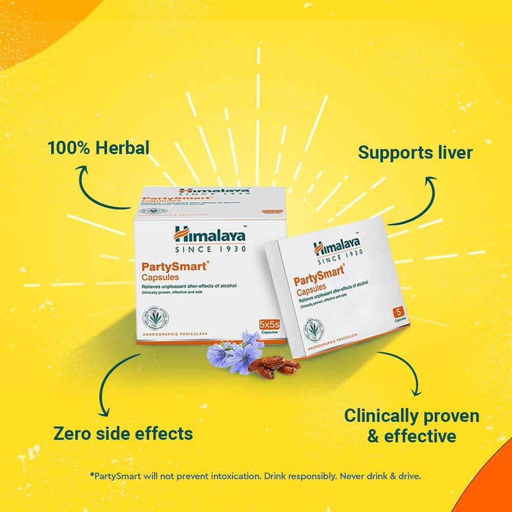 Himalaya PartySmart, 5 capsules – view 3