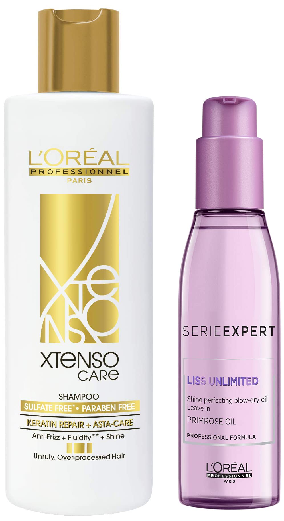 Sulfate-free shampoo with Liss Unlimited serum for frizz control