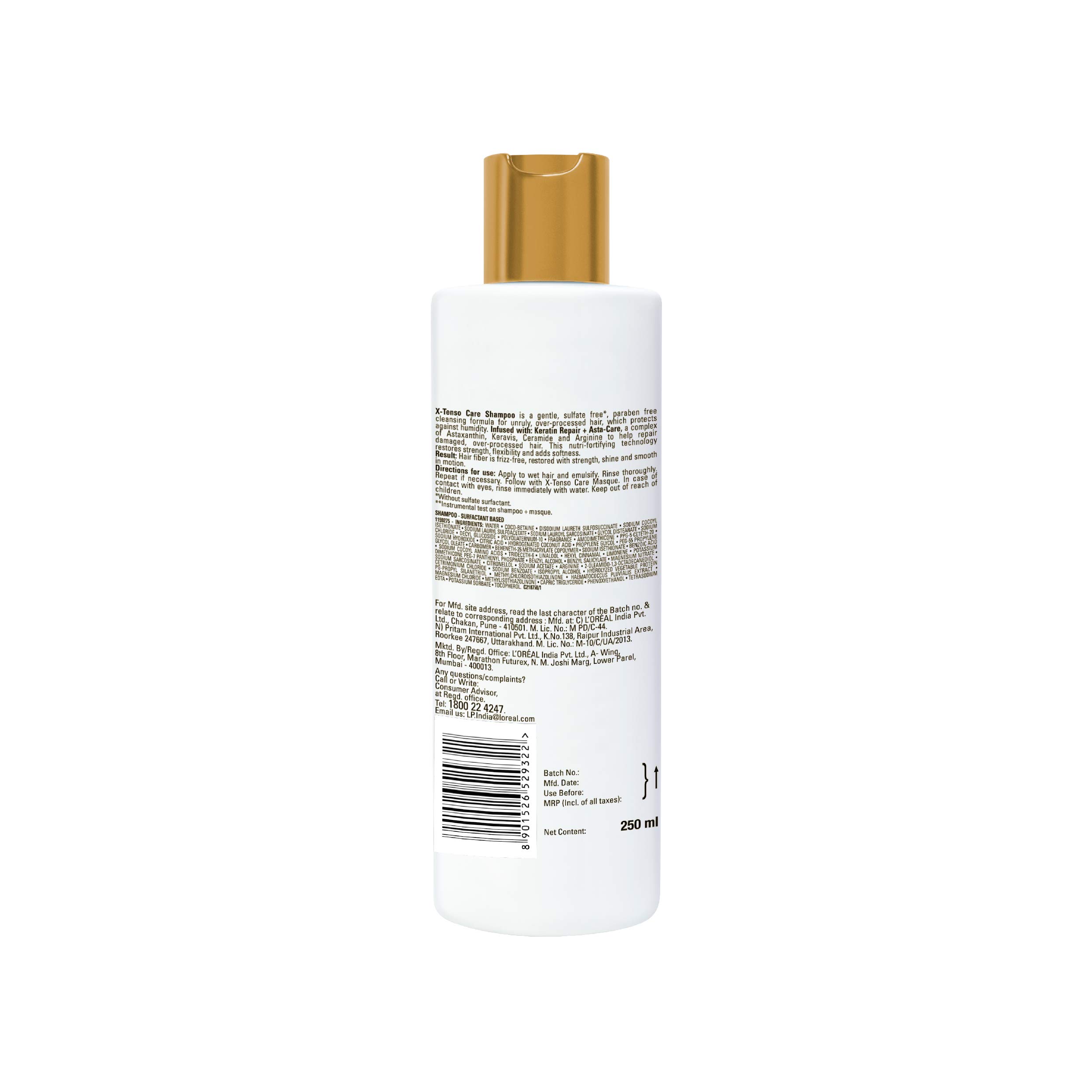 L'Oréal Professionnel Xtenso Care Sulfate-free* Shampoo 250 ml, For All Hair Types & L'Oréal Professionnel Serie Expert Liss Unlimited Blow Dry Serum 125 Ml, For Frizz-Free Hair – view 3