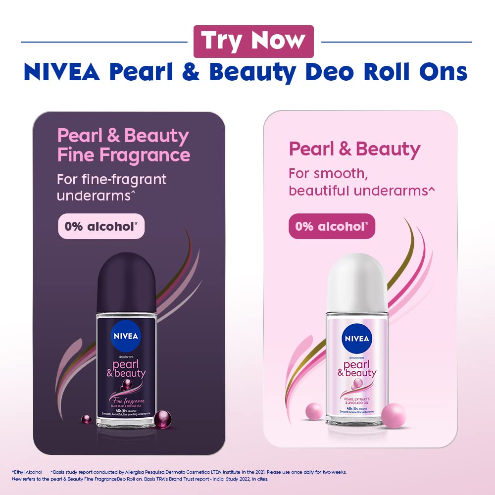 Nivea Women Deodorant Roll On Pearl & Beauty Radiance 50 Ml – view 6