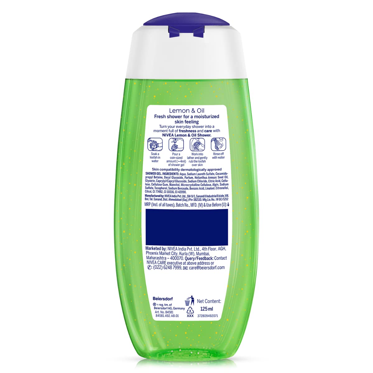 NIVEA Lemon and oil 125 ml Body Wash – view 6