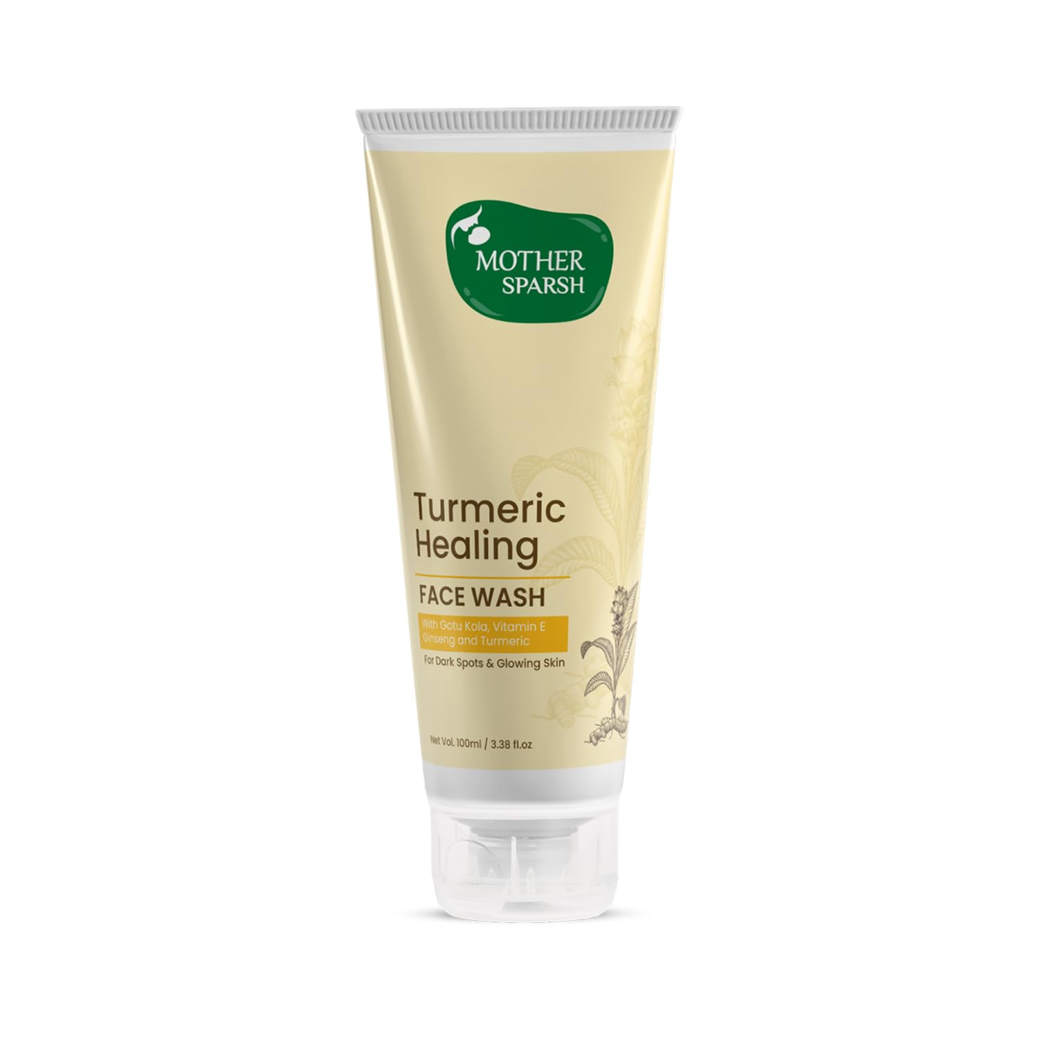 Mother Sparsh turmeric face wash with botanical ingredients