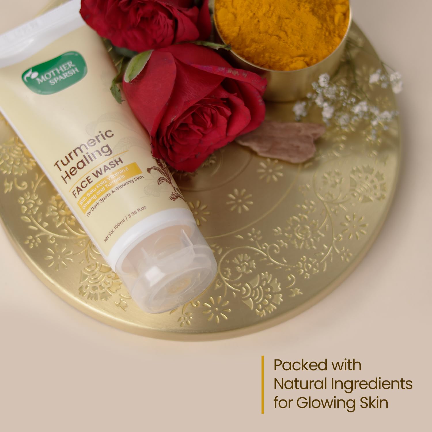 Mother Sparsh Turmeric Healing Face Wash For Hyperpigmentation, Dark Spots & Radiant Complexion – view 5