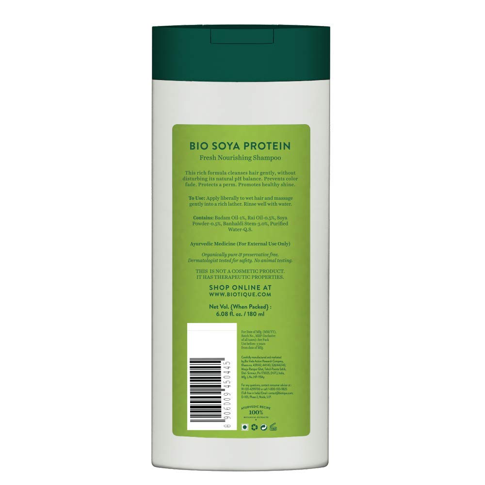 Biotique Bio Soya Protein Fresh Nourishing Shampoo – view 2