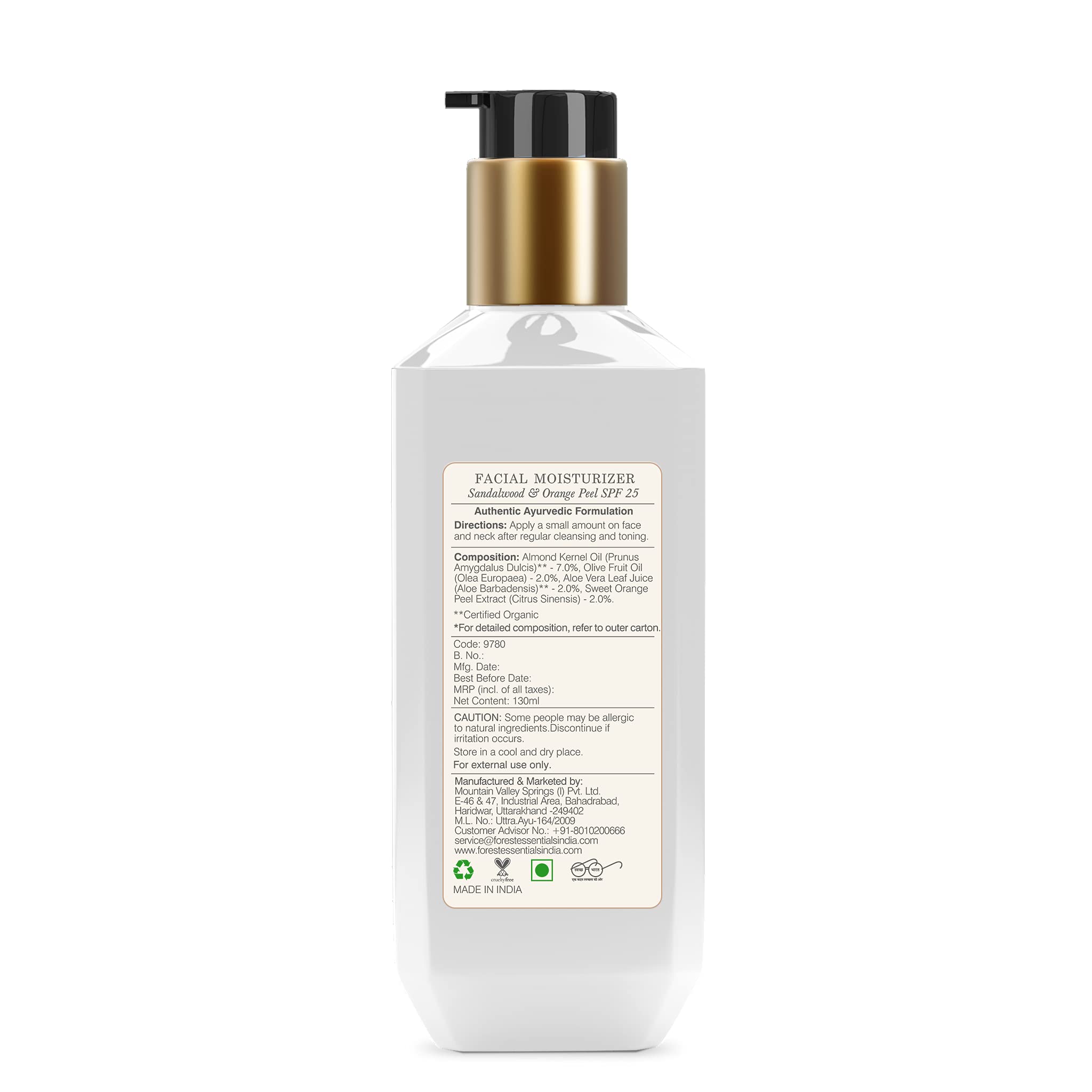 Forest Essentials Delicate Facial Cleanser Kashmiri Saffron & Neem & Forest Essentials Hydrating Facial Moisturiser Sandalwood & Orange Peel – view 7