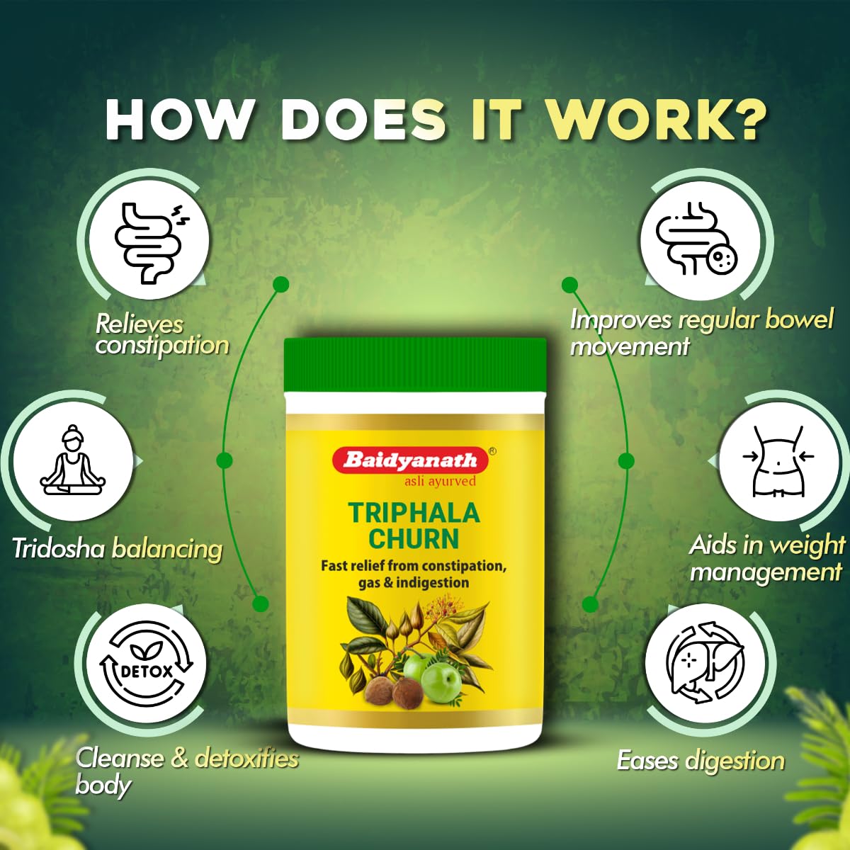 Baidyanath Triphala Churna – view 2