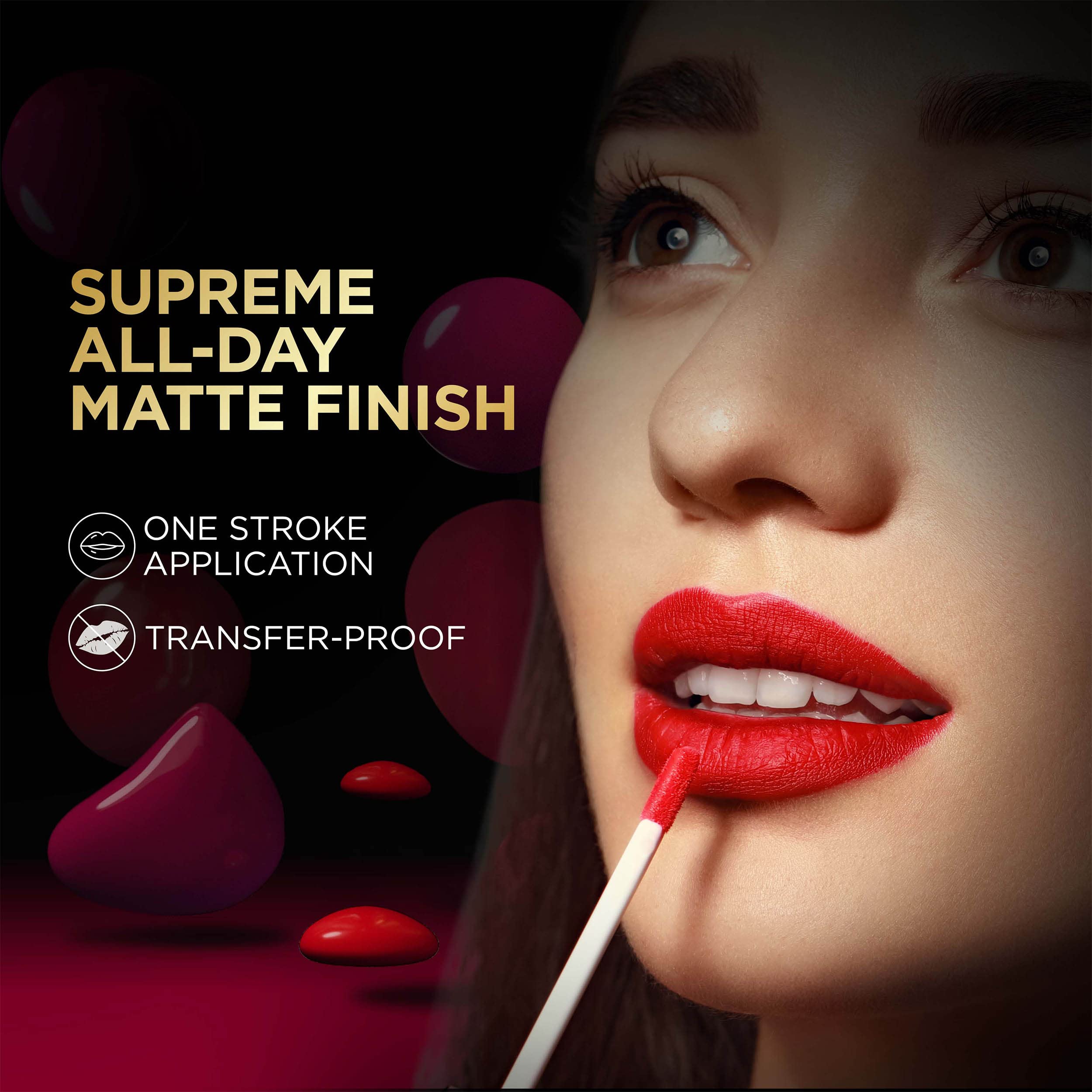FACES CANADA Comfy Matte Liquid Lipstick - Getting Ready 02 (Red), 3 ml – view 3