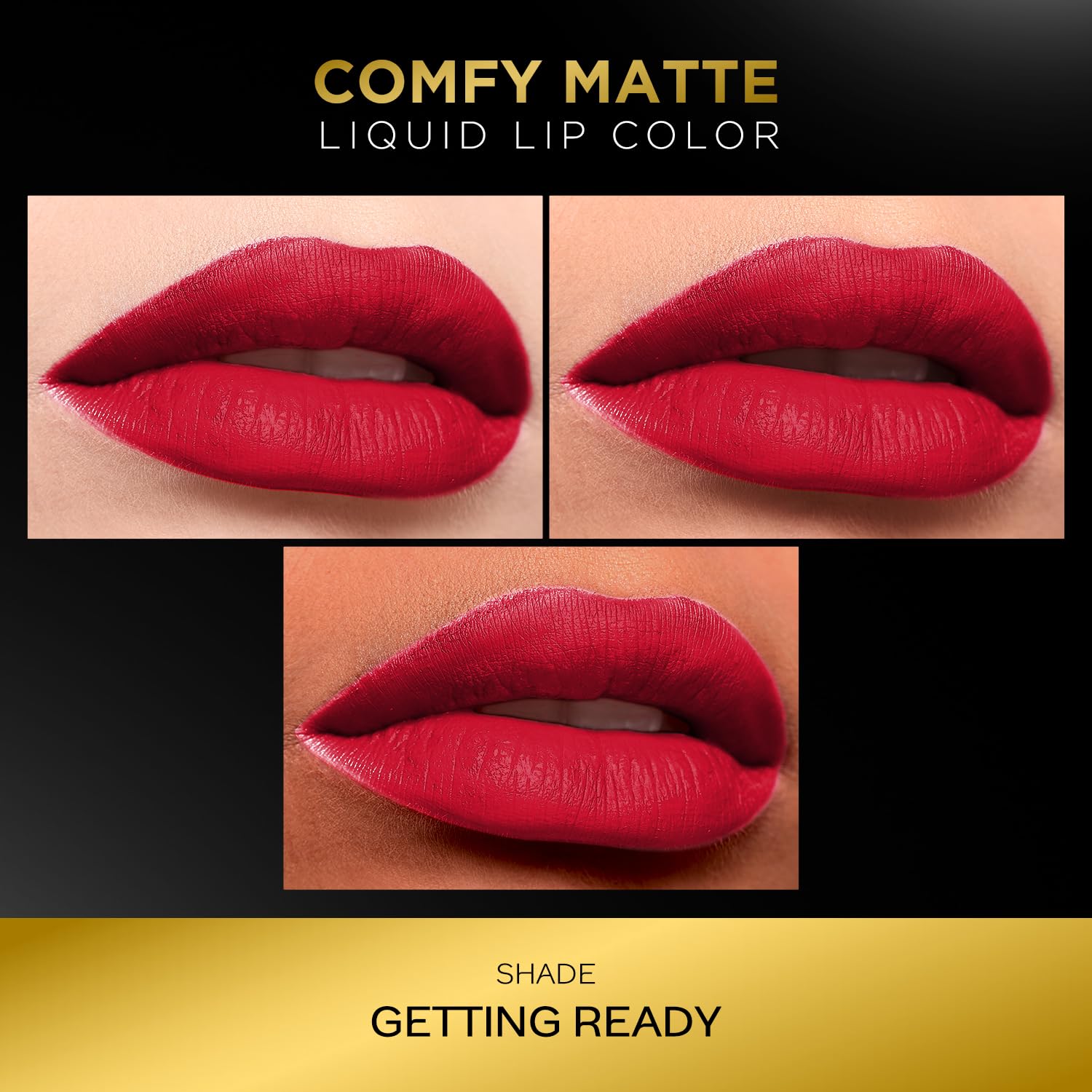 FACES CANADA Comfy Matte Liquid Lipstick - Getting Ready 02 (Red), 3 ml – view 4