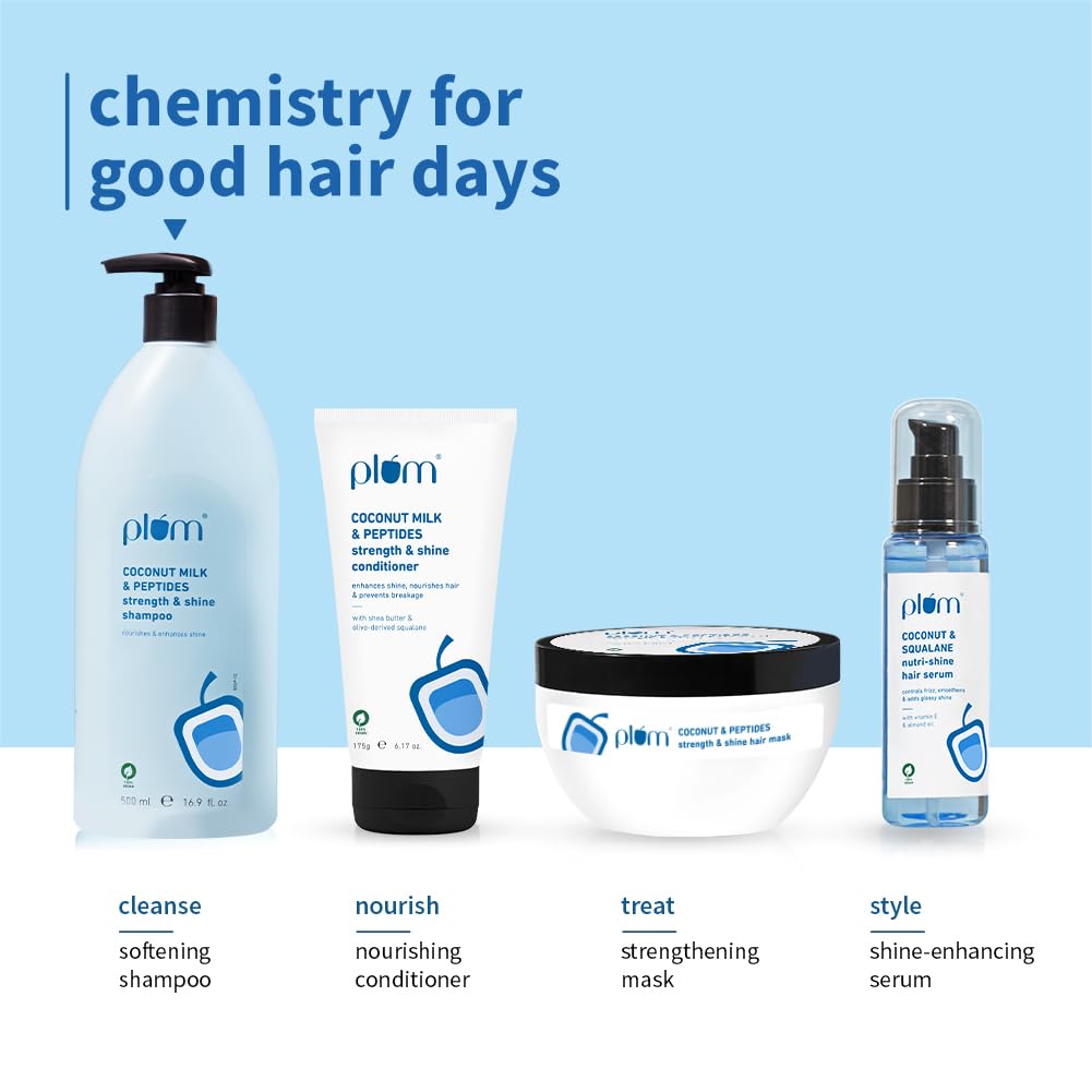 Plum Coconut Milk & Peptides Shampoo for Dry & Frizzy Hair – view 9