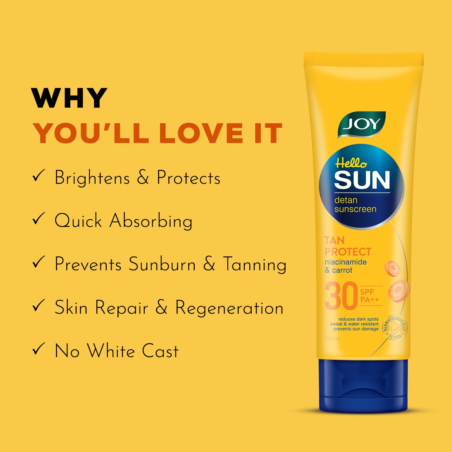 Joy Broad Spectrum SPF 30 Face & Body Sunscreen (120ml) – view 4