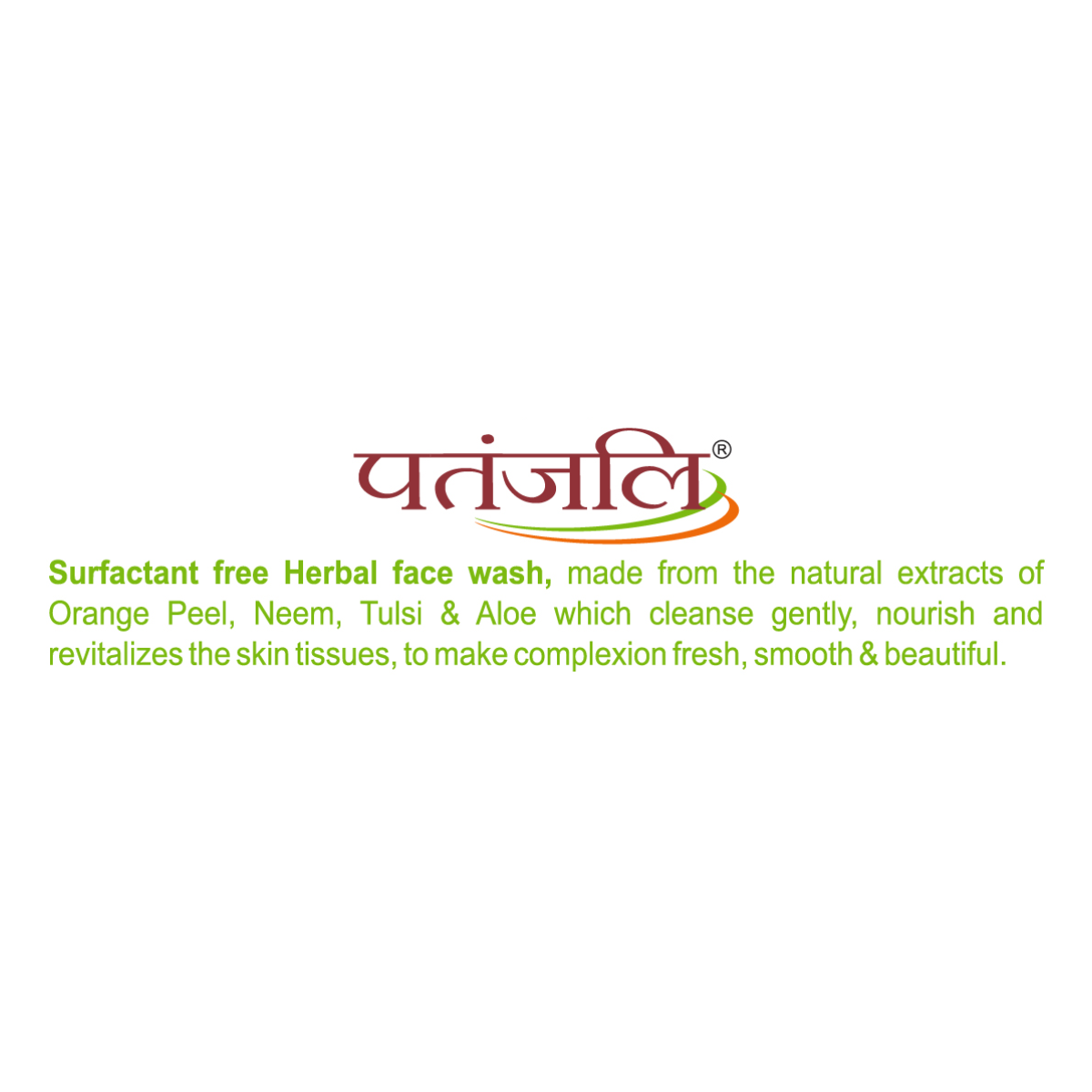 Patanjali Orange Aloevera Face Wash 60 g – view 3