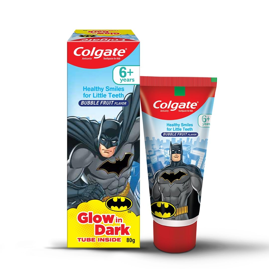 Bubble fruit flavoured Colgate kids toothpaste tube, 80 g