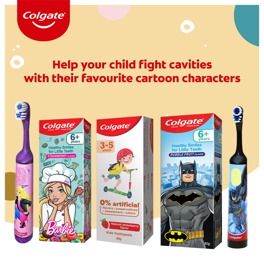 Colgate Batman Anticavity Toothpaste For Kids - 80g (Bubble Fruit Flavour) – view 6