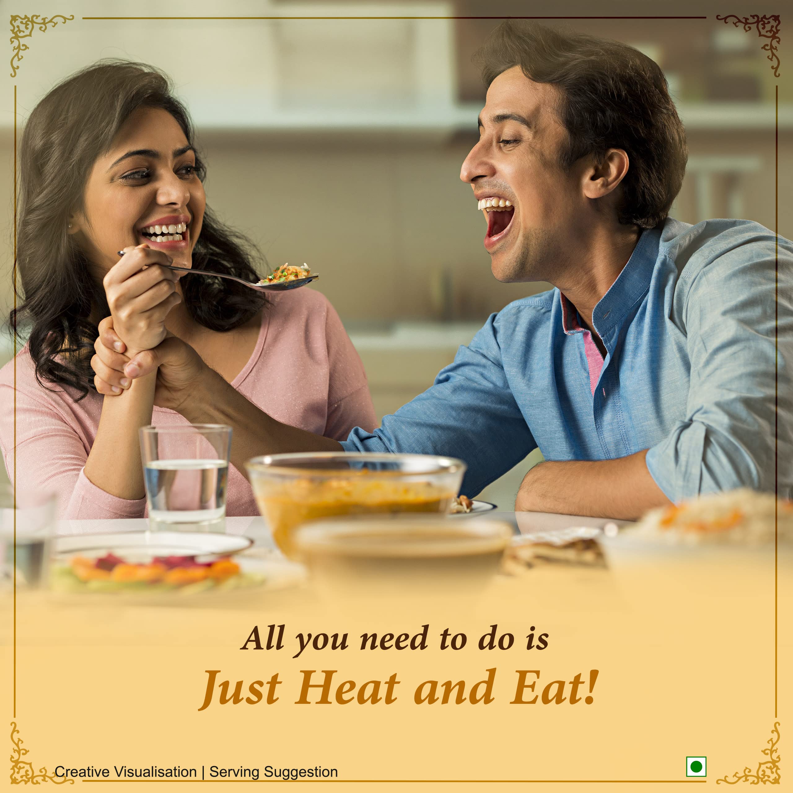 Kitchens of India Aloo Matar, ITC Ready to Eat Indian Dish, Just Heat and Eat, 285g – view 5