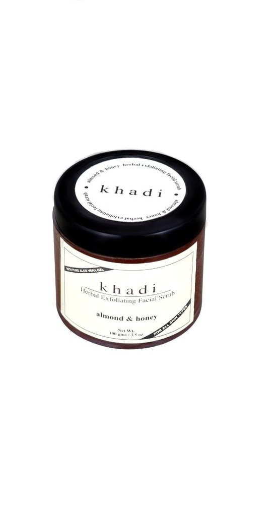 Khadi Natural manuka honey face scrub gel in 100g jar