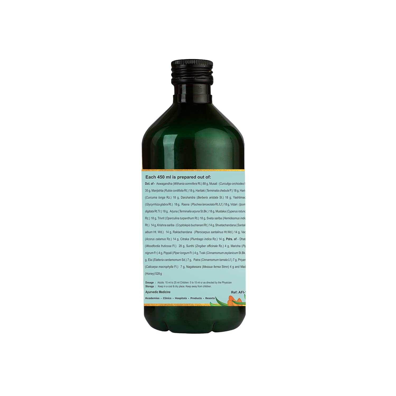 Kerala Ayurveda Aswagandharishta 450 ml – view 2