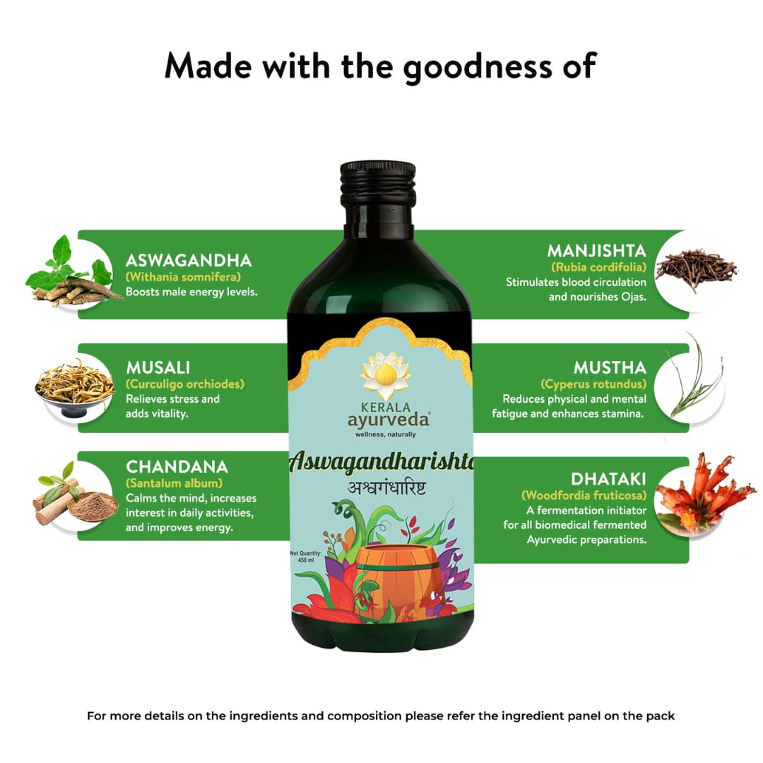 Kerala Ayurveda Aswagandharishta 450 ml – view 6