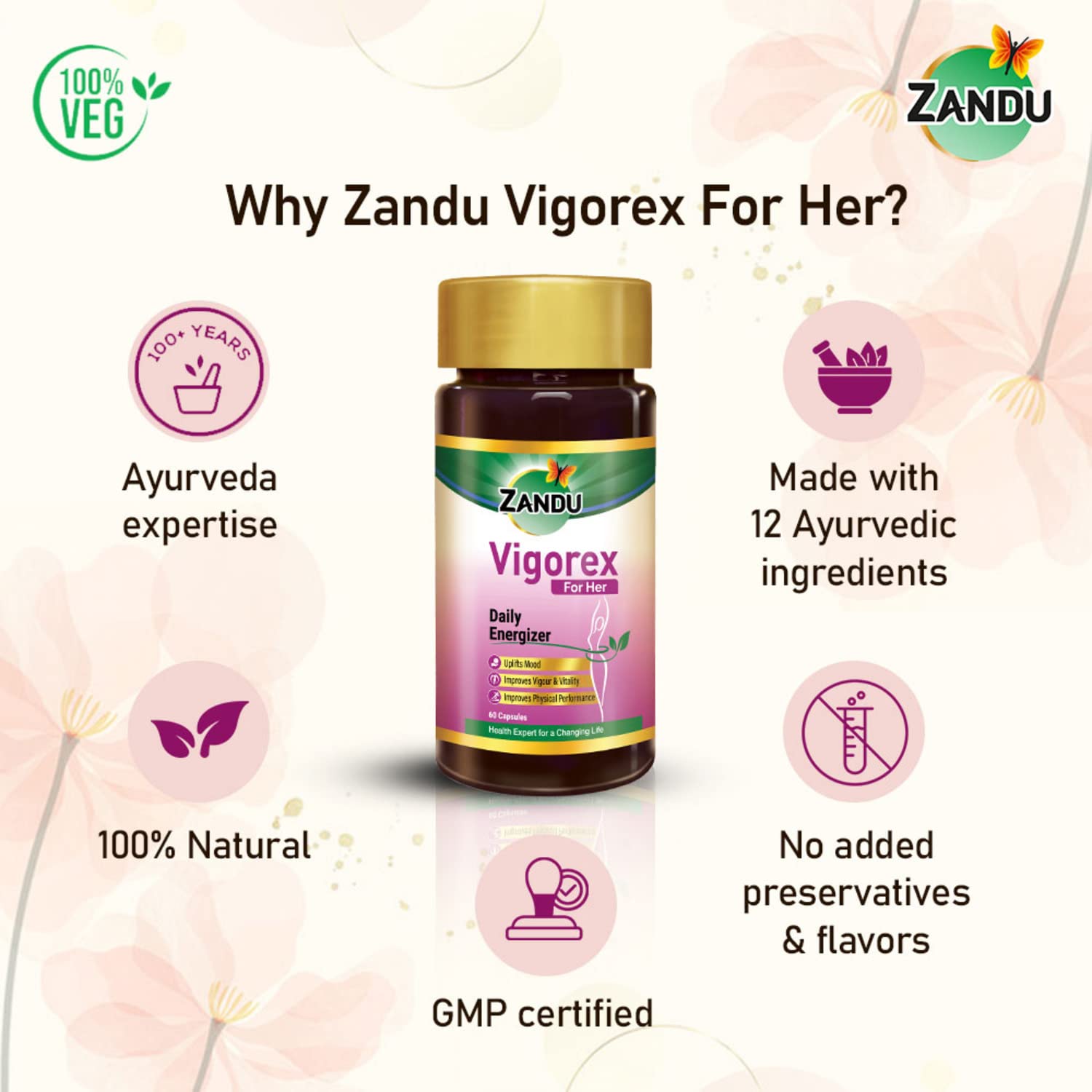 Zandu Vigorex For Her: A Daily Energizer – view 5