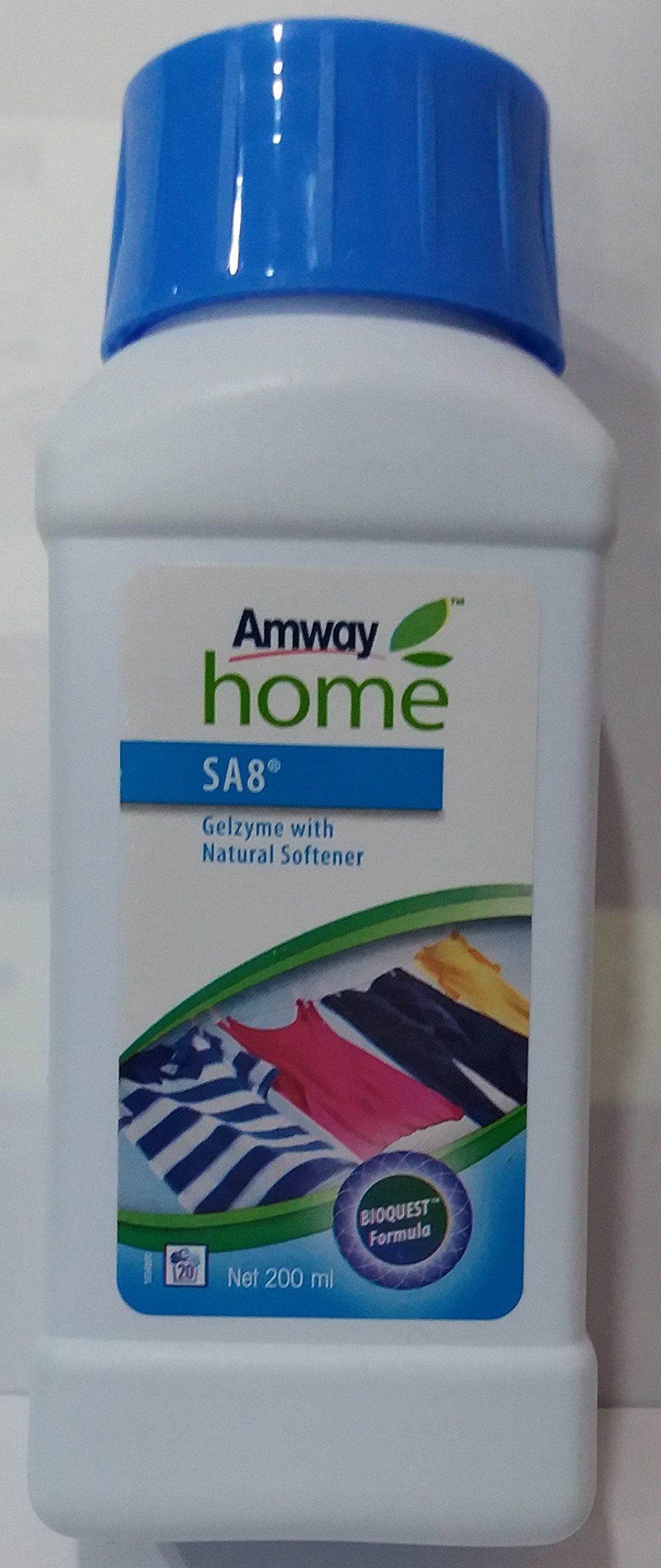 Amway SA8 Gelzyme delicate fabric wash bottle with natural softener