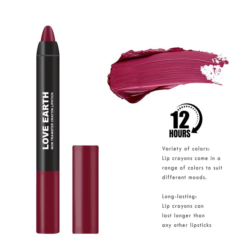 Love Earth Non-Transfer Crayon Lipstick-Butterfly Bush – view 4