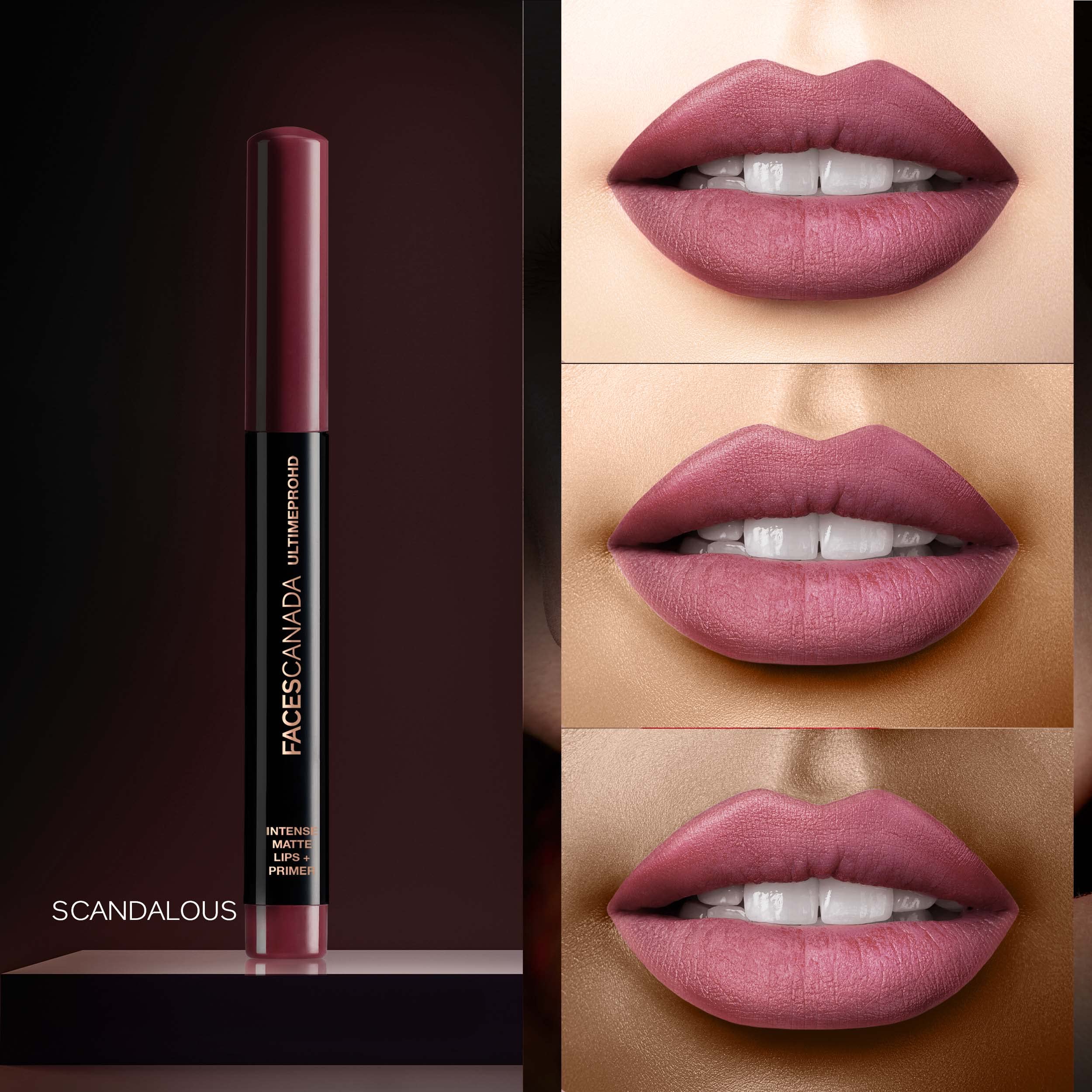FACESCANADA Ultime Pro Hd Intense Matte Lipstick + Primer - Scandalous (Nude), 1.4G – view 2