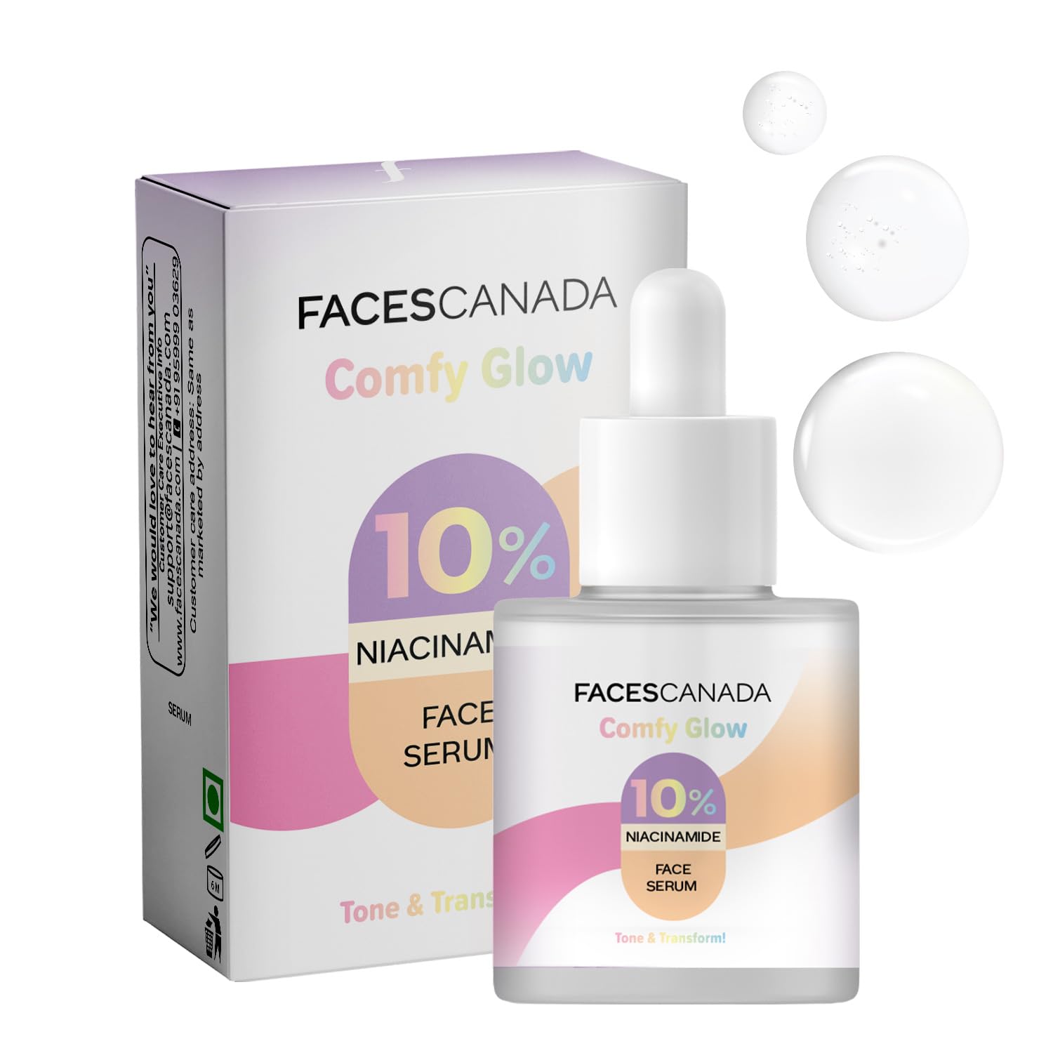 FACESCANADA niacinamide serum 15 ml for oil control and brightening