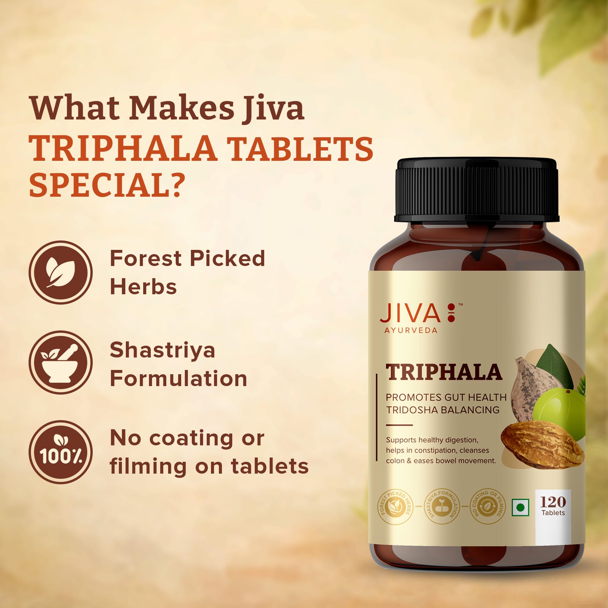 Jiva Triphala - 120 * 3 Tablets – view 6