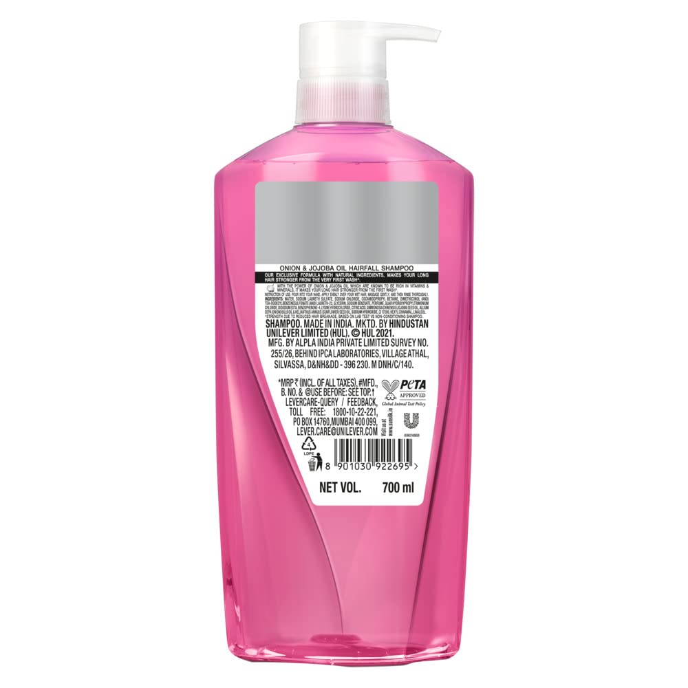 Sunsilk Onion & Jojoba Oil Hairfall Shampoo, Works Best To Nourish Your Long Hair, And Makes It Grow Stronger From The First Wash, 700ml – view 2