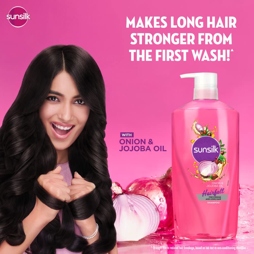 Sunsilk Onion & Jojoba Oil Hairfall Shampoo, Works Best To Nourish Your Long Hair, And Makes It Grow Stronger From The First Wash, 700ml – view 3