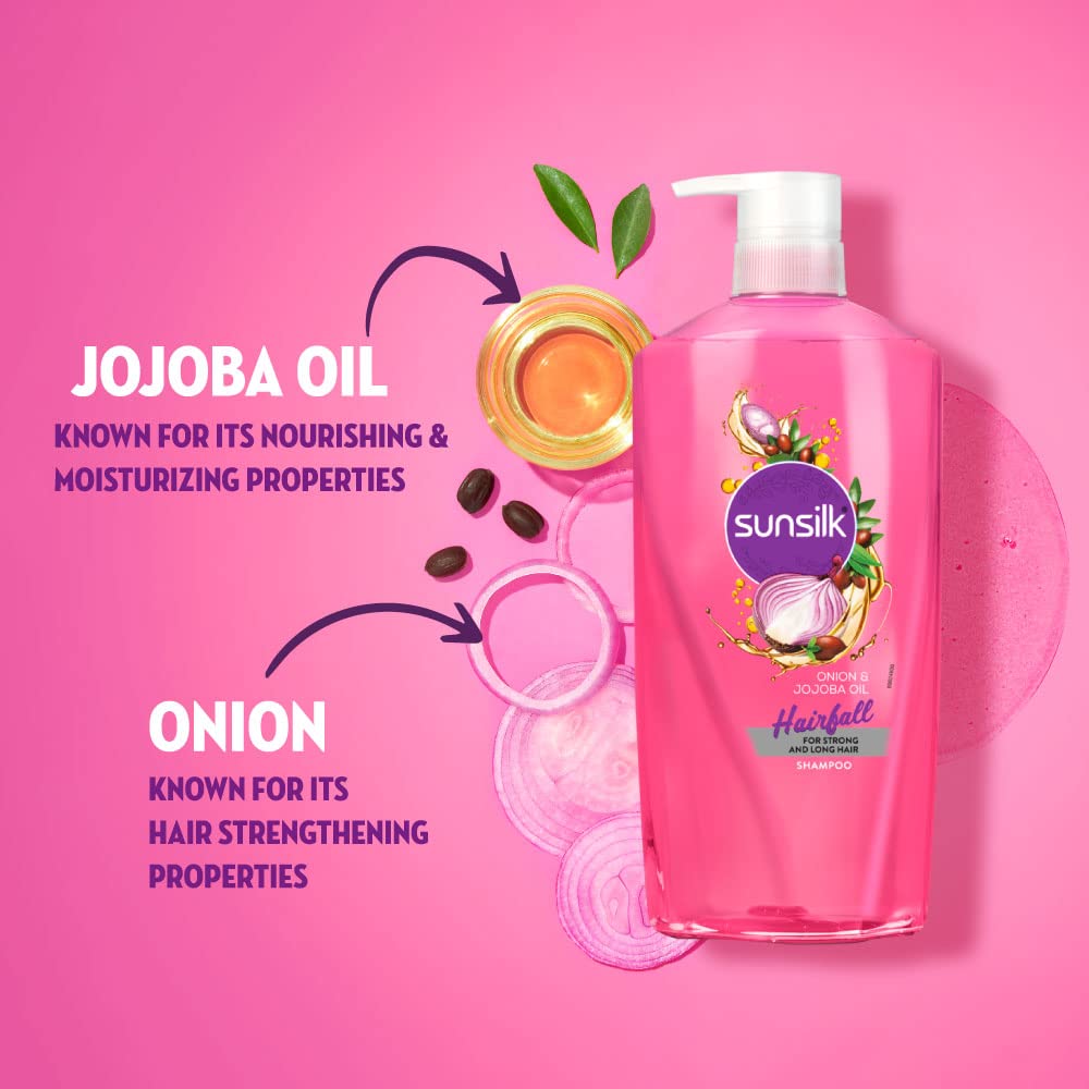 Sunsilk Onion & Jojoba Oil Hairfall Shampoo, Works Best To Nourish Your Long Hair, And Makes It Grow Stronger From The First Wash, 700ml – view 4