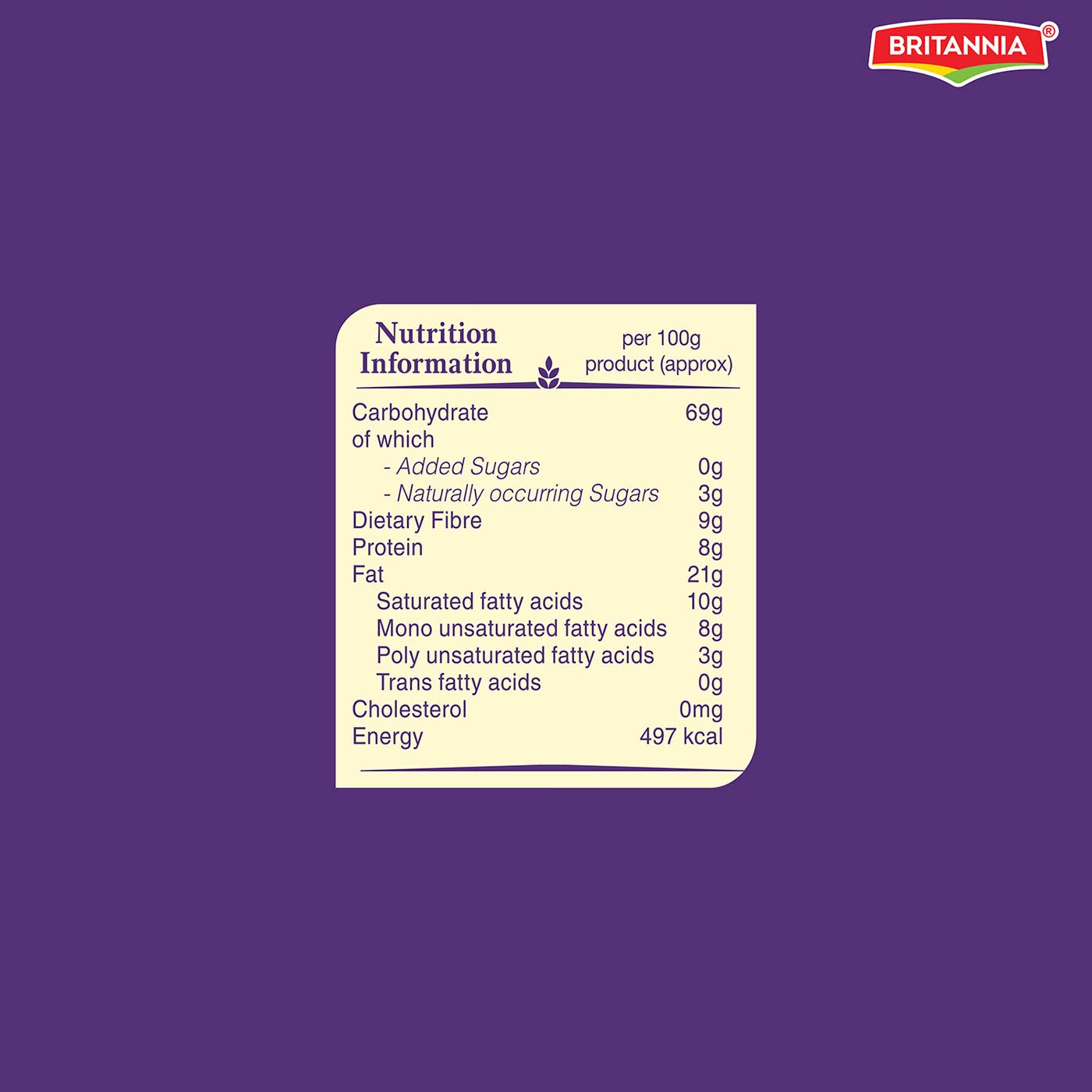 Britannia NutriChoice Digestive Zero, 100g – view 4