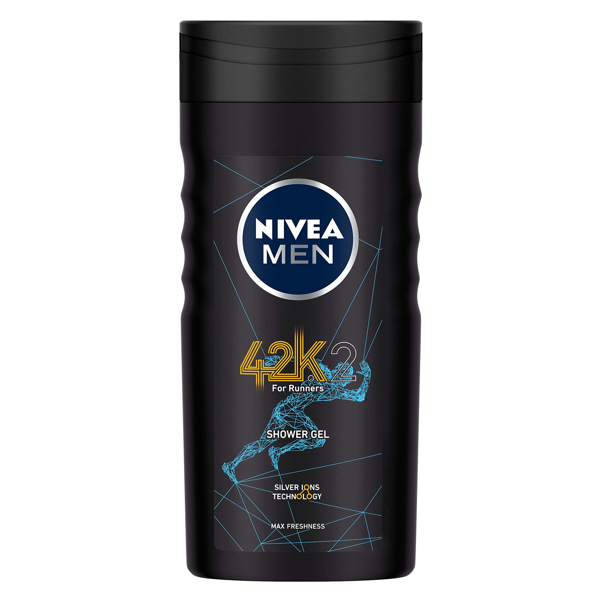 NIVEA MEN 42k 3-in-1 shower gel bottle front view