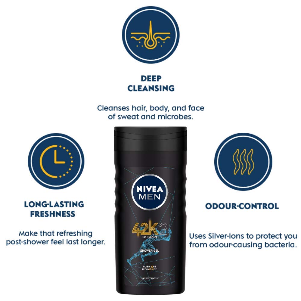 NIVEA MEN Body Wash, 42k, 250 ml – view 3