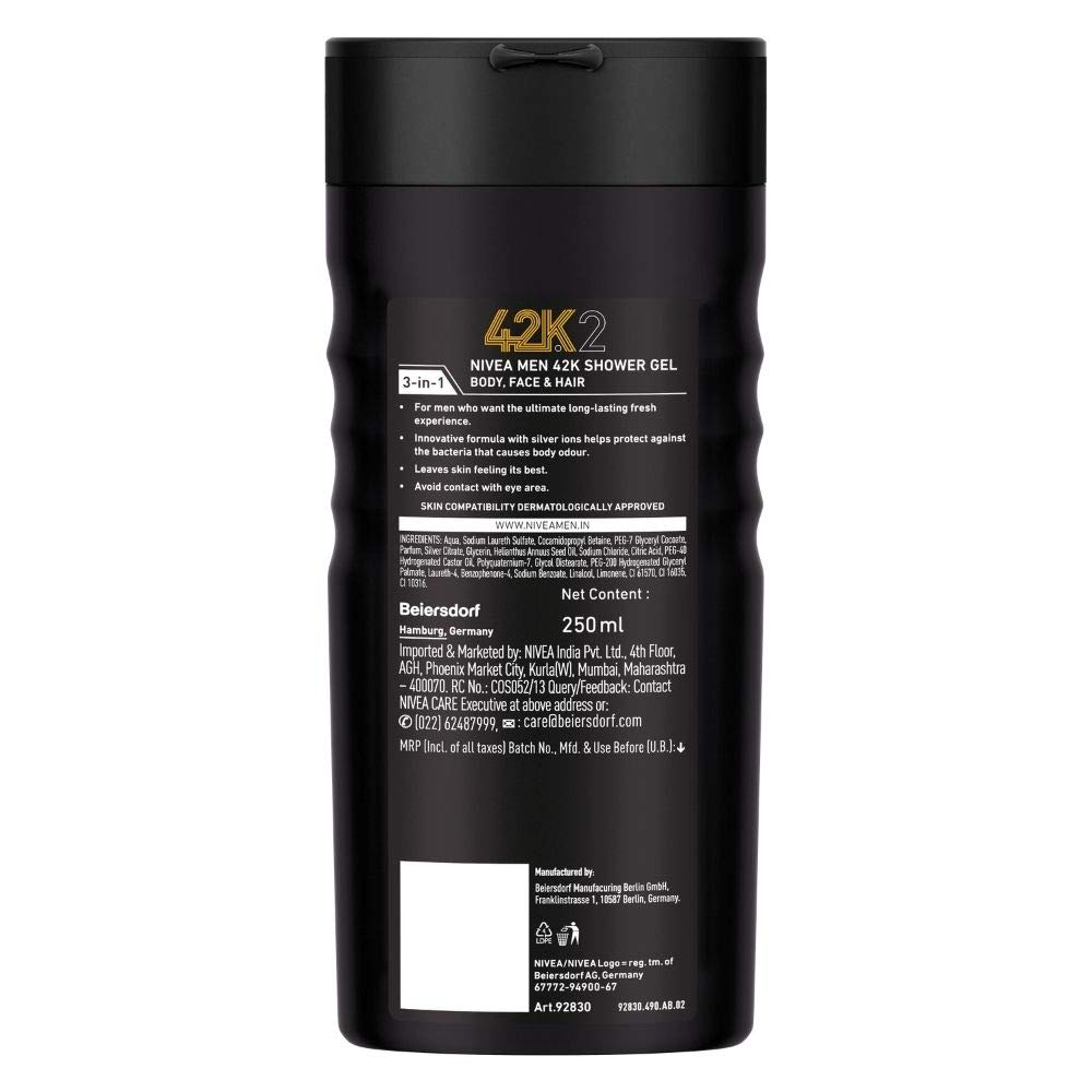 NIVEA MEN Body Wash, 42k, 250 ml – view 5