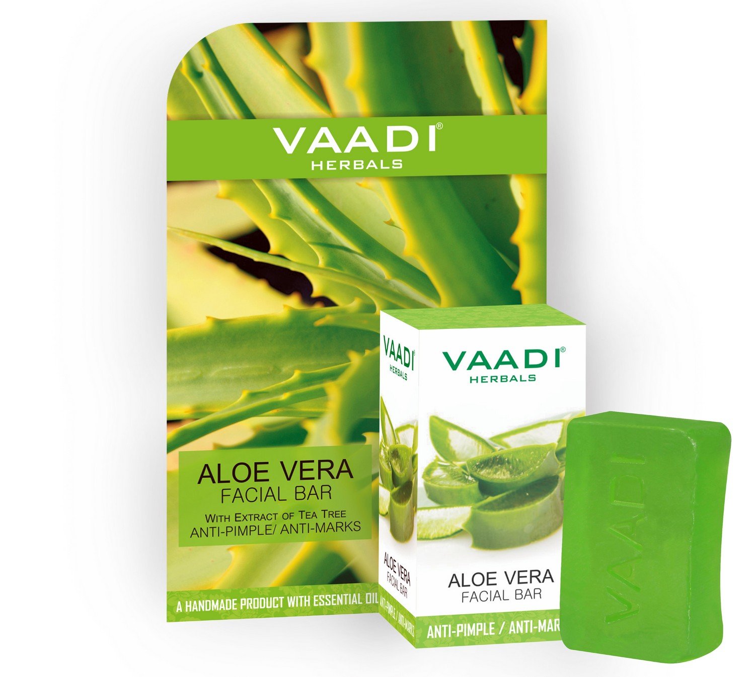 Vaadi Herbals 25g aloe vera tea tree facial bar