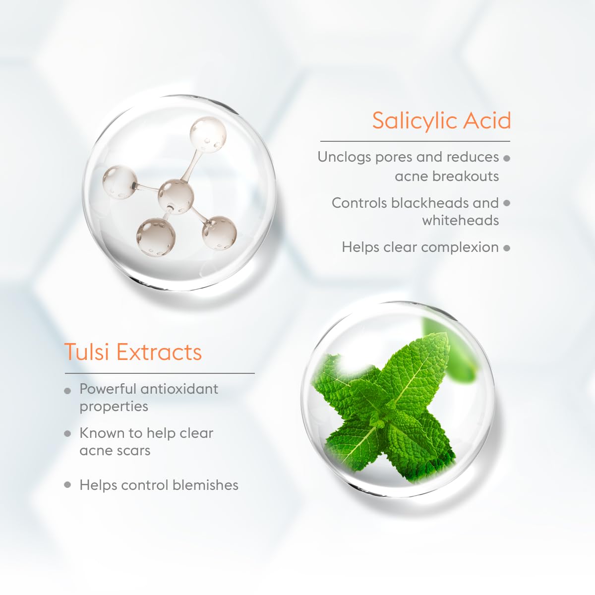 VLCC Salicylic Acid & Tulsi Serum Facewash - 150 ml to Clear Acne Scars for AM – view 5