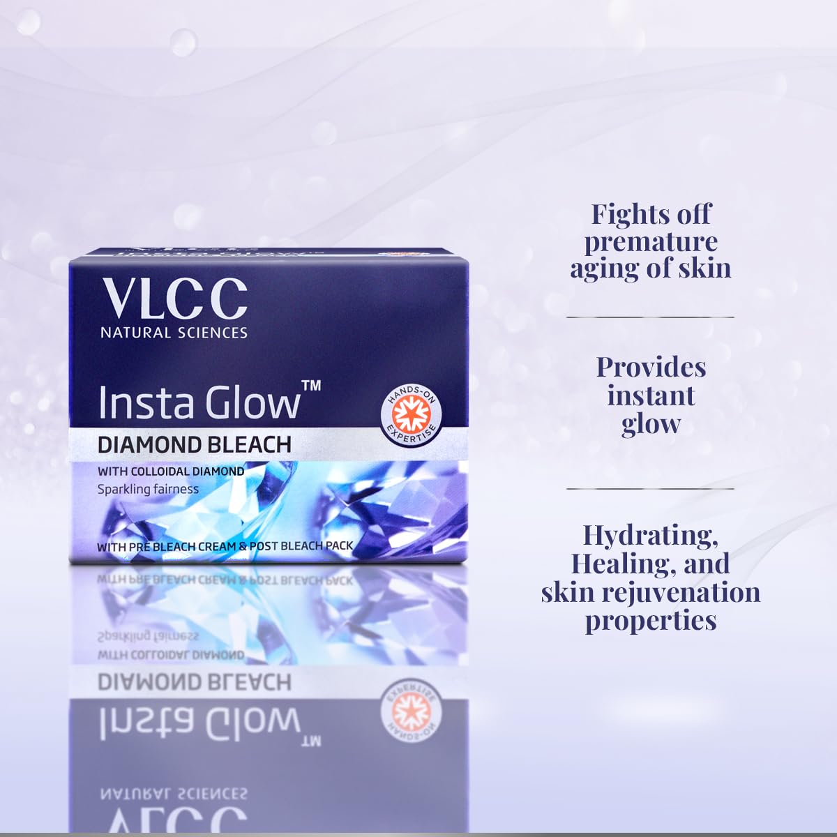 VLCC Insta Glow Diamond Bleach, 30g – view 5