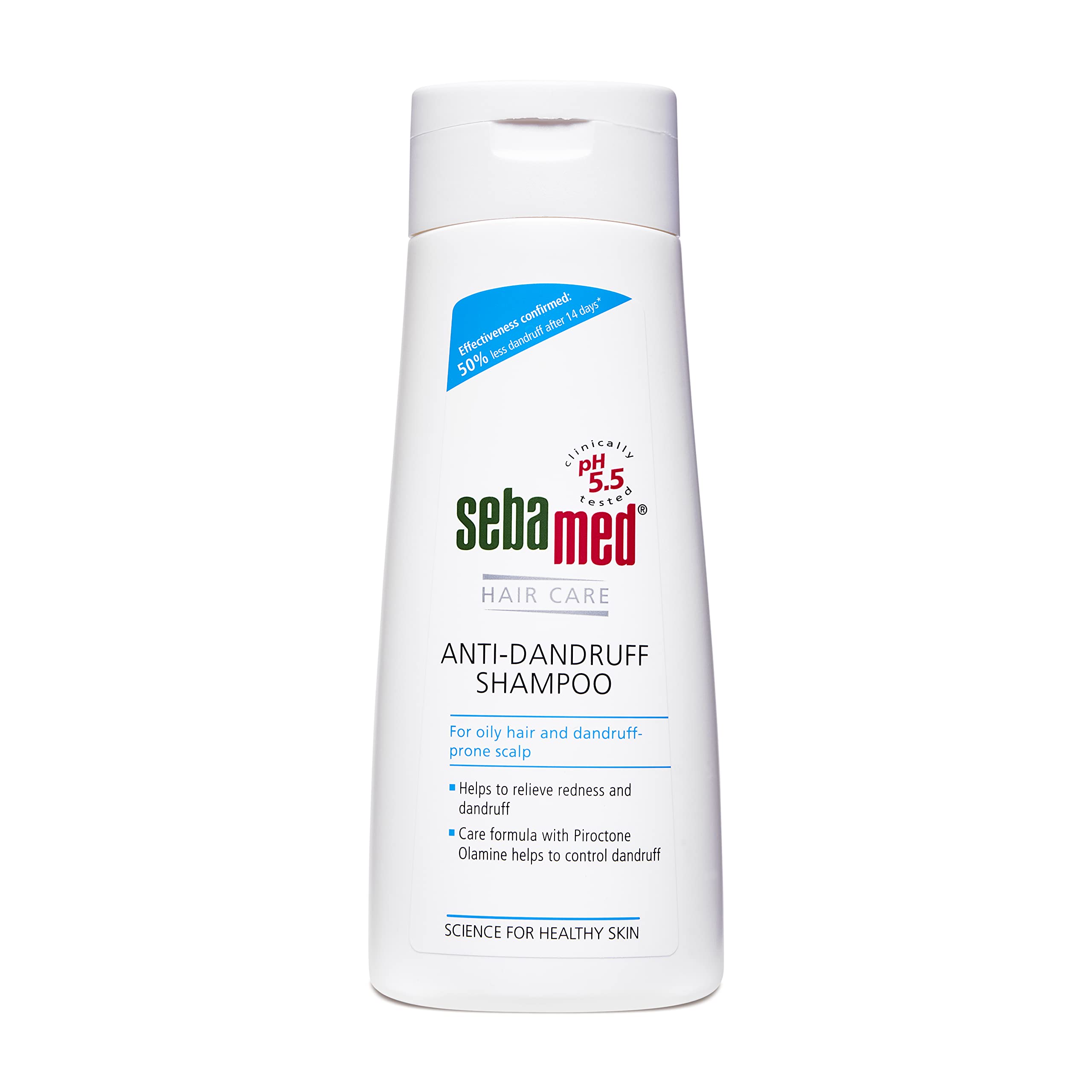 Sebamed Anti Dandruff Shampoo 200 ml I pH 5.5 I Reduces dandruff, scalp itching and irritation I Piroctone Olamine – view 2