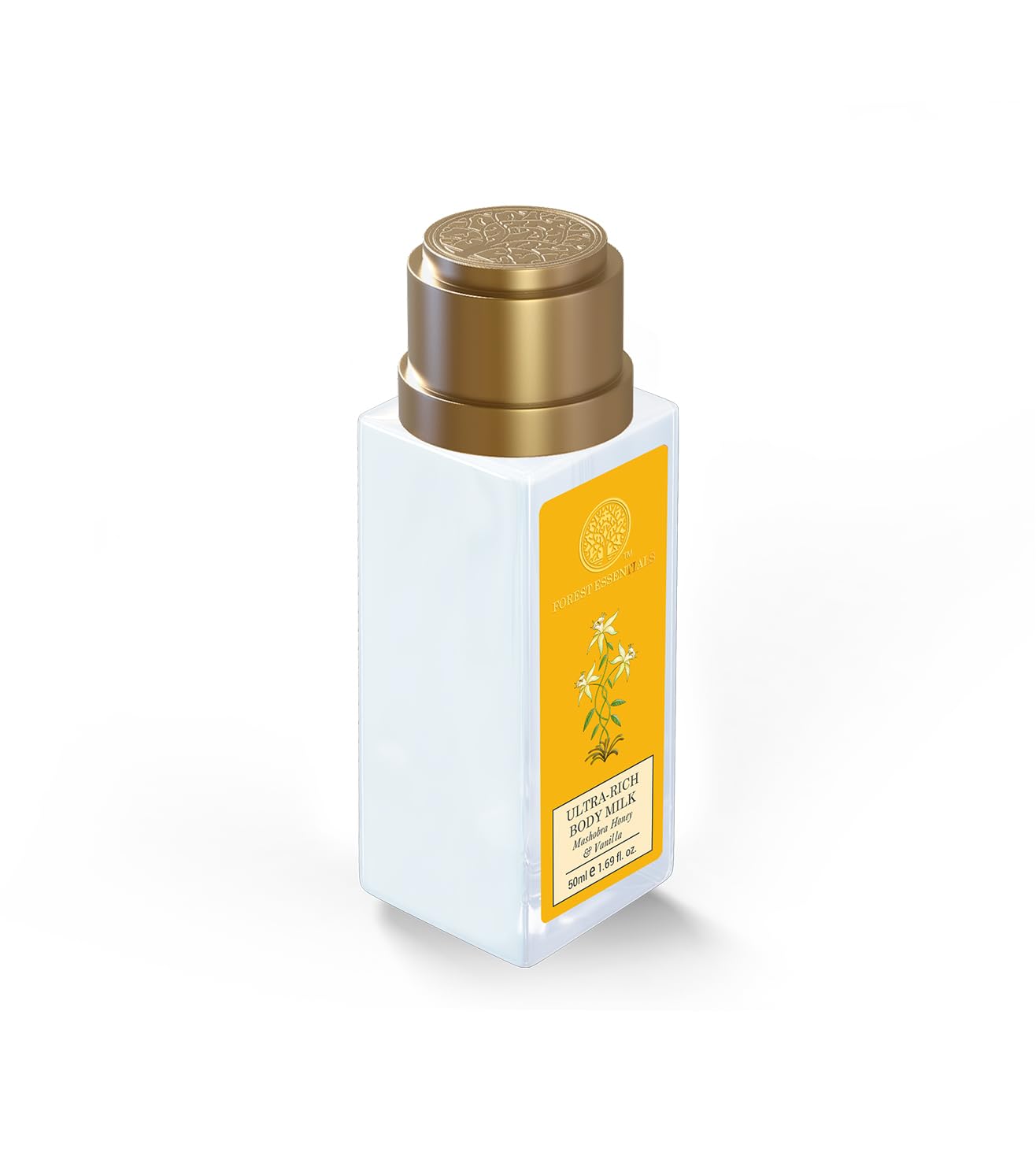 Forest Essentials Travel Size Ultra-Rich Body Milk Mashobra Honey & Vanilla – view 2