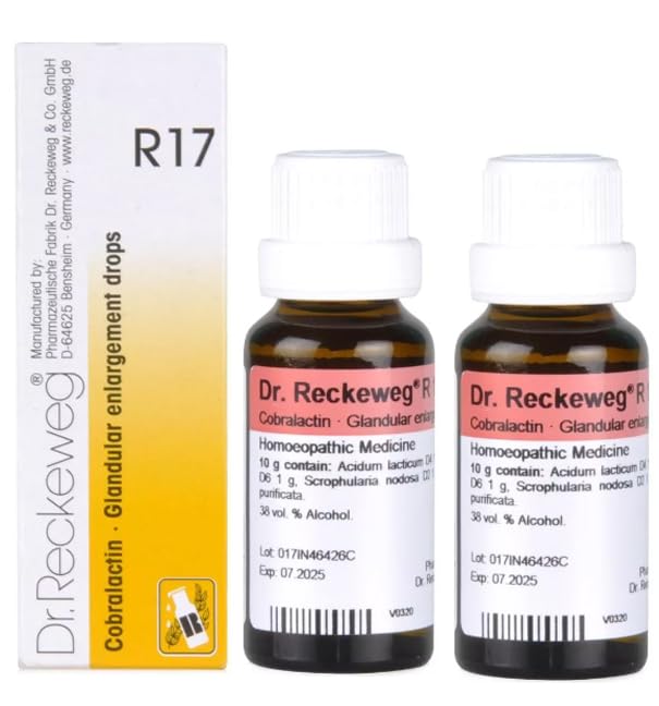 Dr. Reckeweg R17 Glandular Enlargement Drop -22 ml (Pack of 2) – view 1